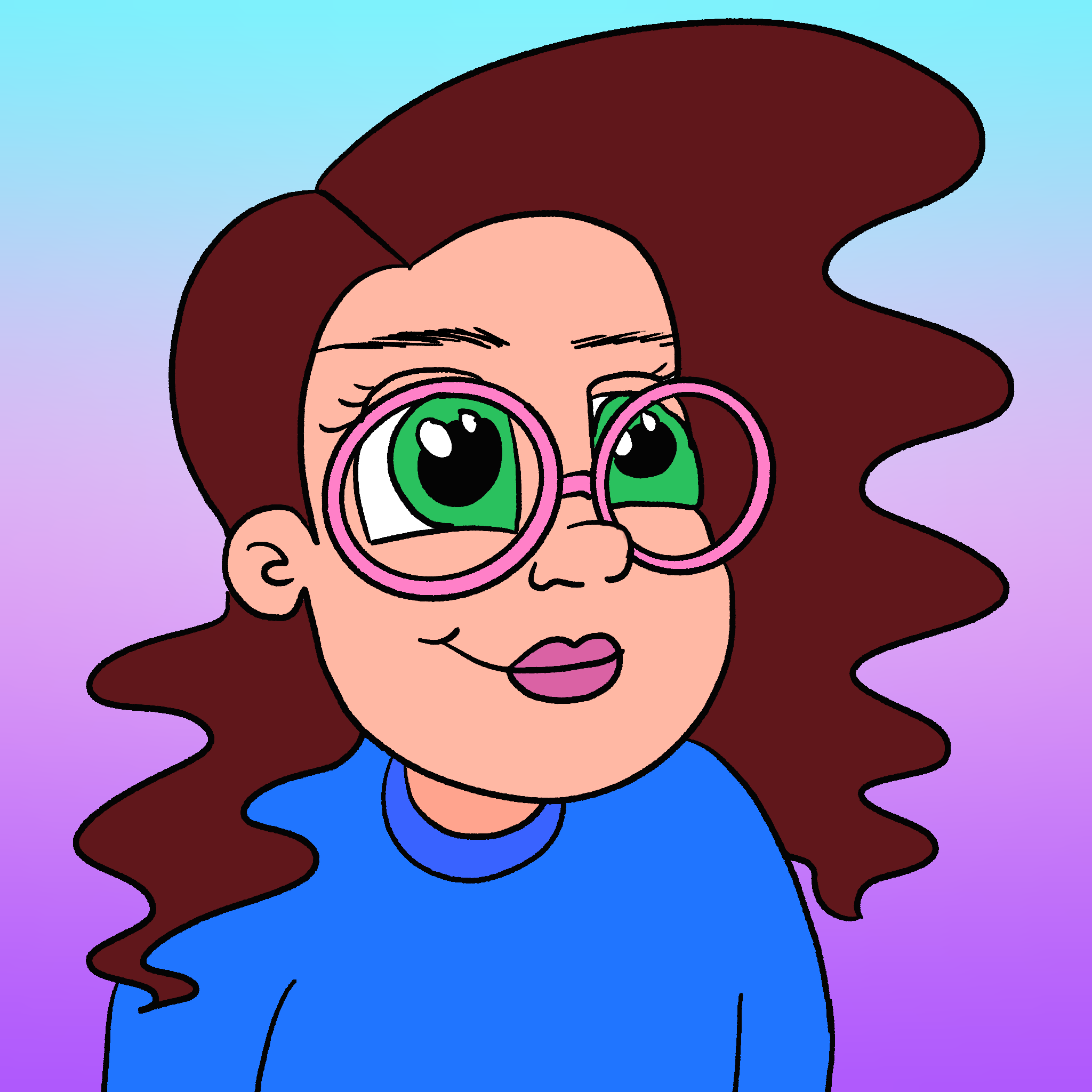 Digital drawing of Jen Ferns